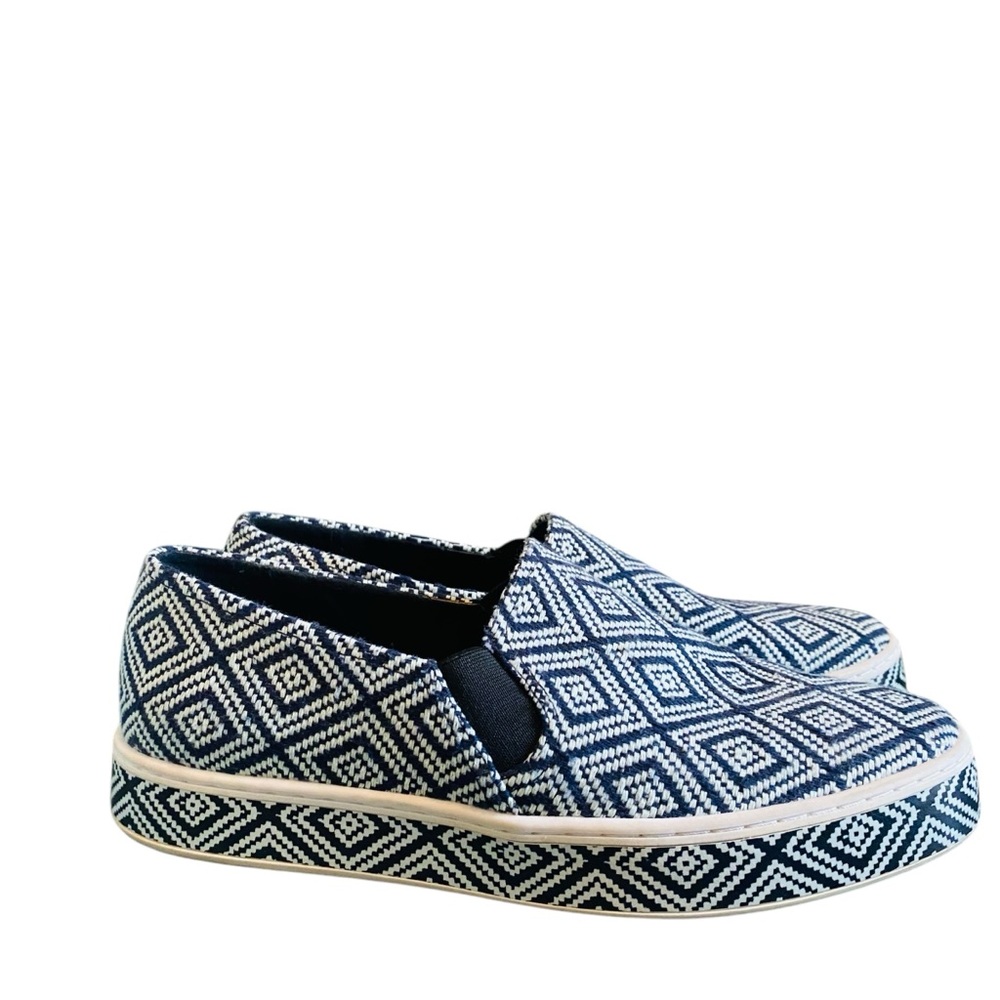 MIX NO 6 Diamond Pattern Slip On Sneakers